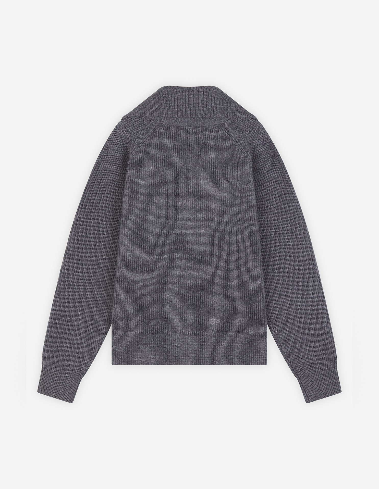 BOLD FOX HEAD PATCH HALF ZIP RIBBED JUMPER - 6