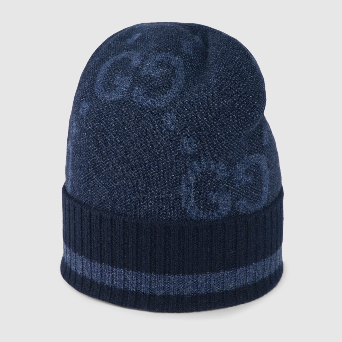 GG cashmere jacquard hat - 1