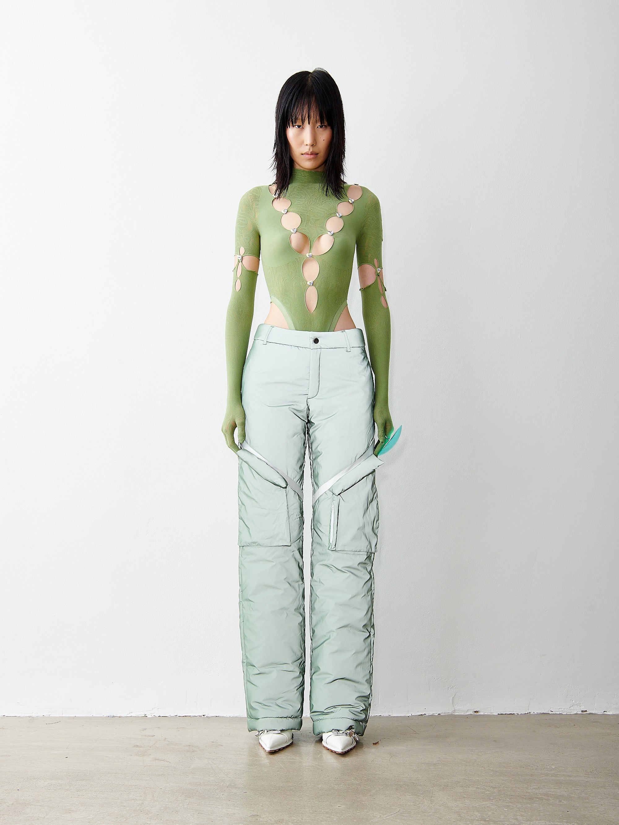 KARINA SKI TROUSERS OLIVE - 2