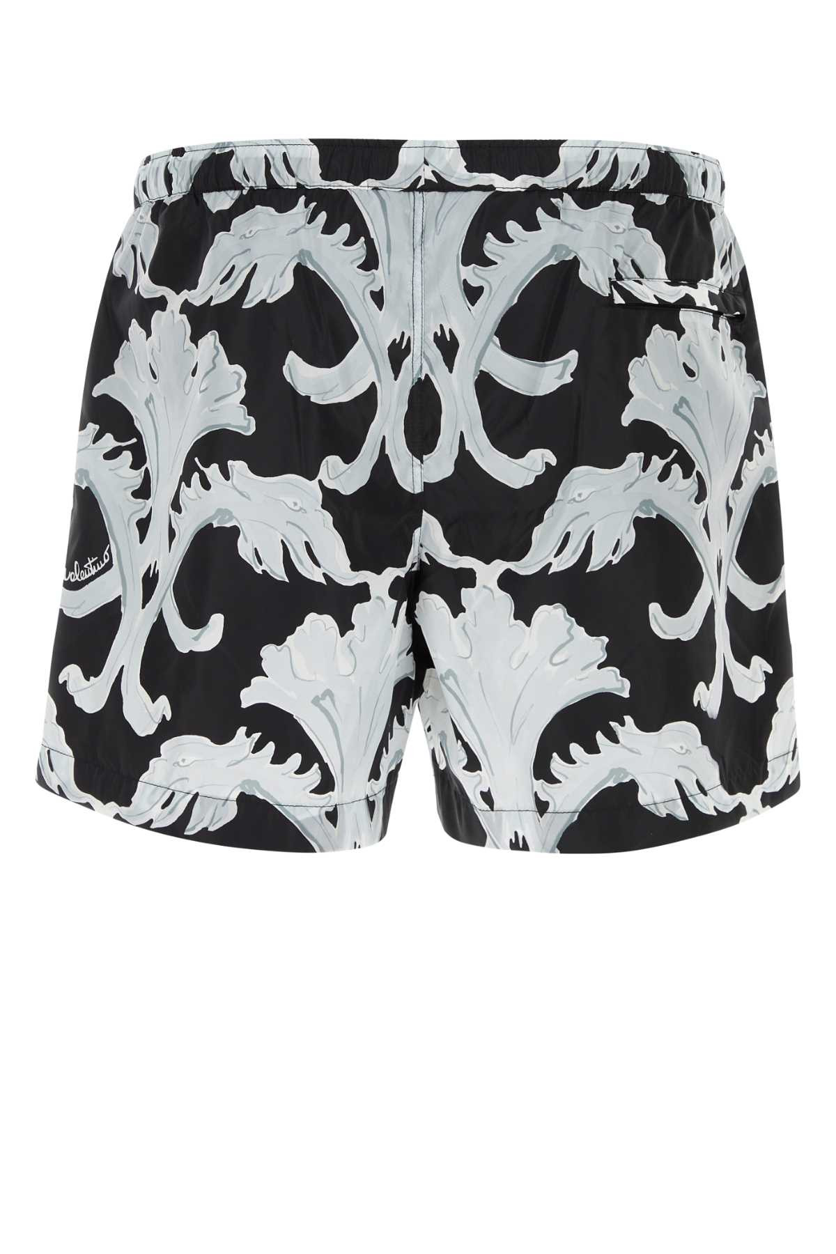 Valentino Garavani Men Printed Nylon Swimming Shorts - 2