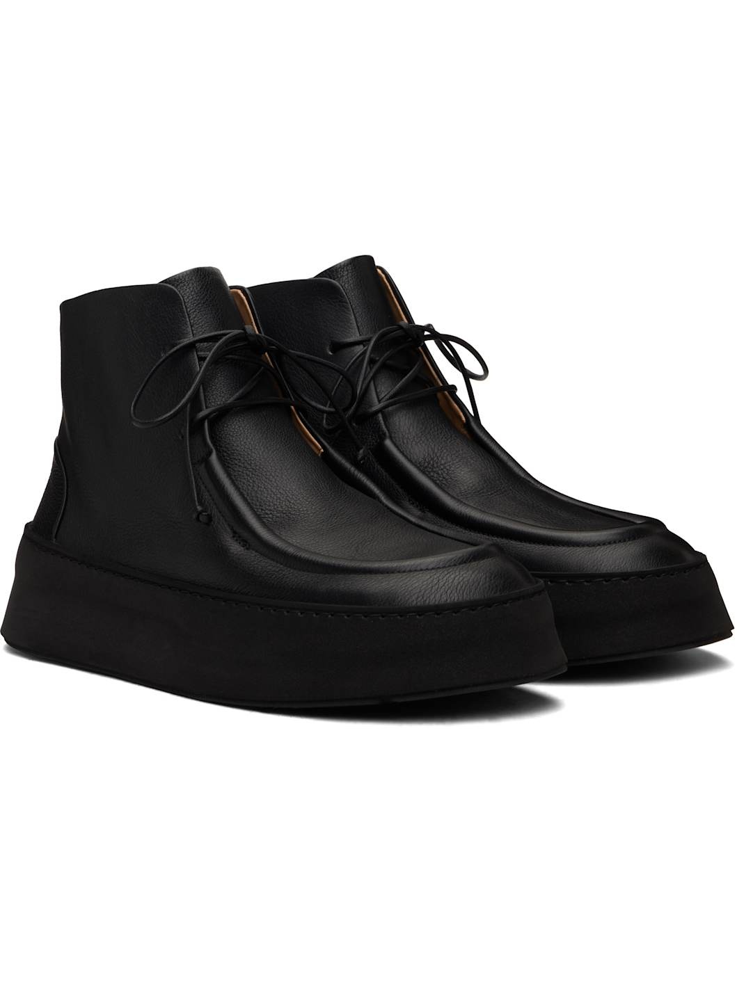 SSENSE Exclusive Black Cassapana Ankle Boots - 4