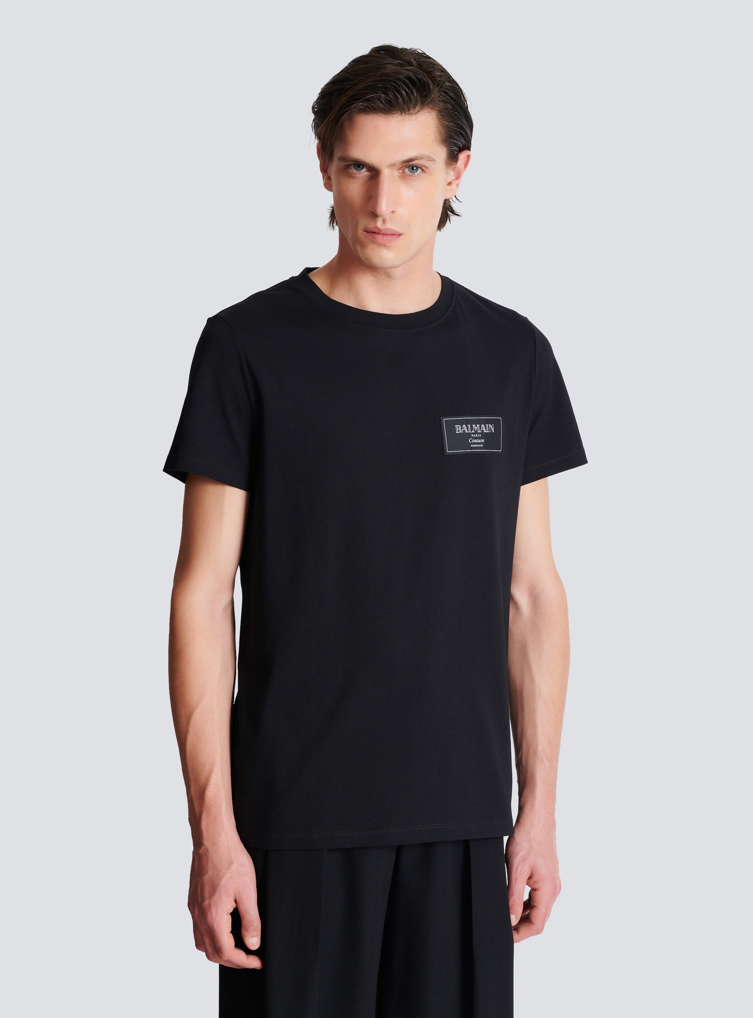 T-shirt with Balmain Couture label - 6