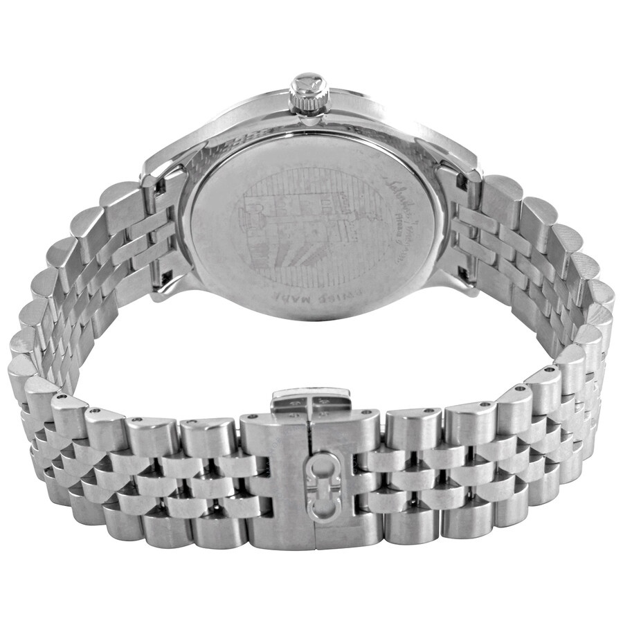 Ferragamo Duo Quartz White Silver Dial Ladies Watch SFCU00119 - 3