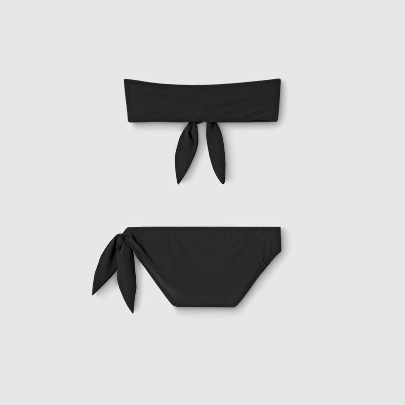 Sparkling jersey bikini with embroidery 6