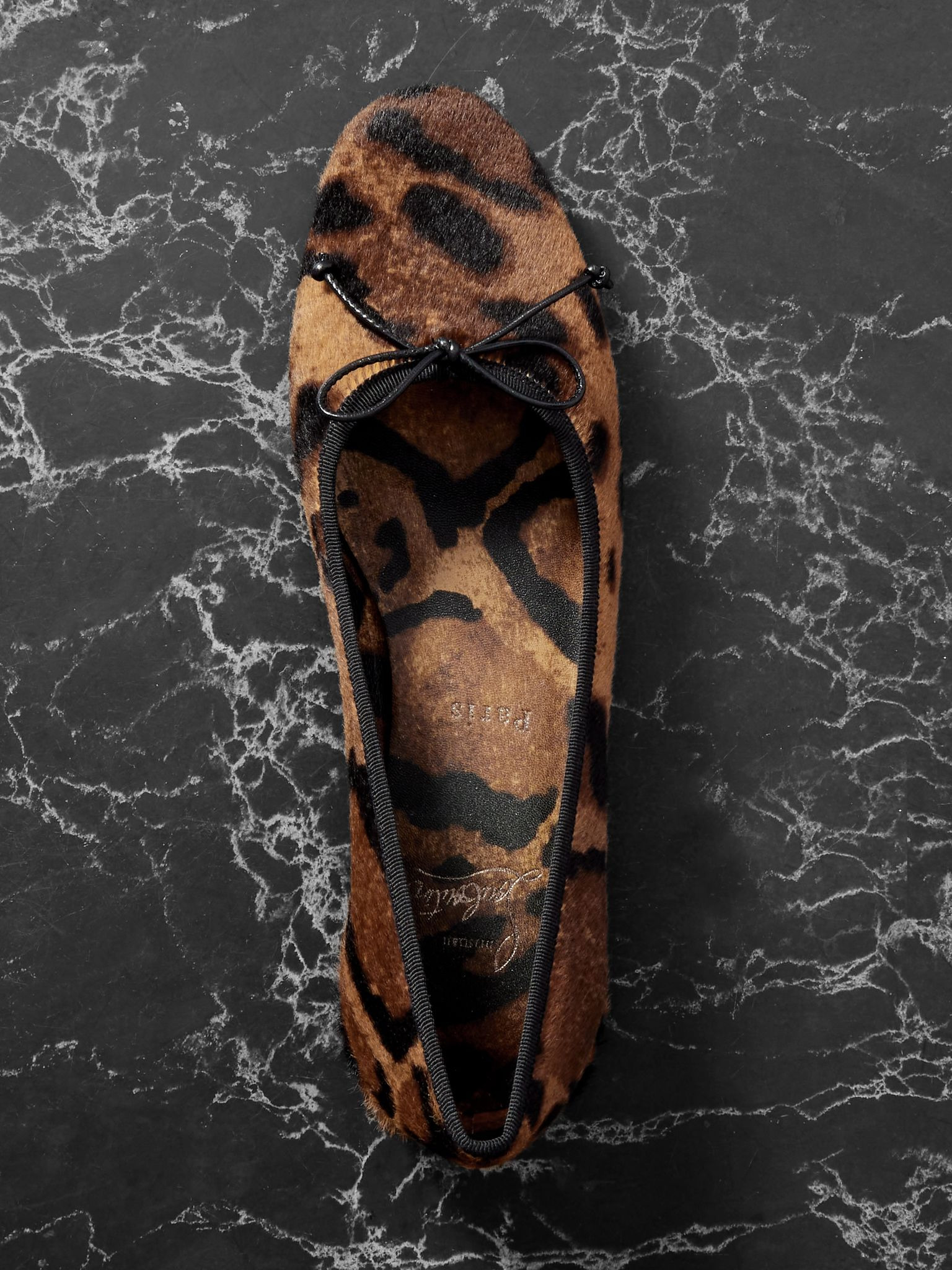 Sweetie Jane leopard-print calf hair ballet flats Leopard print - 5