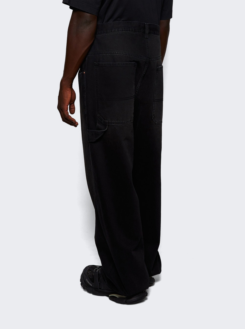 Hip-hop Jeans Vintage Black - 4