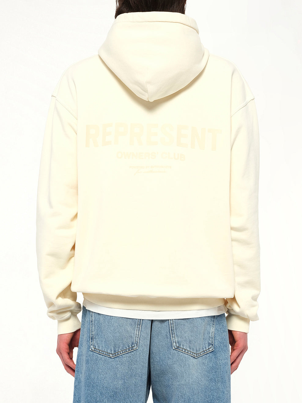 Represent Owners Club Hoodie in Buttercream - 5