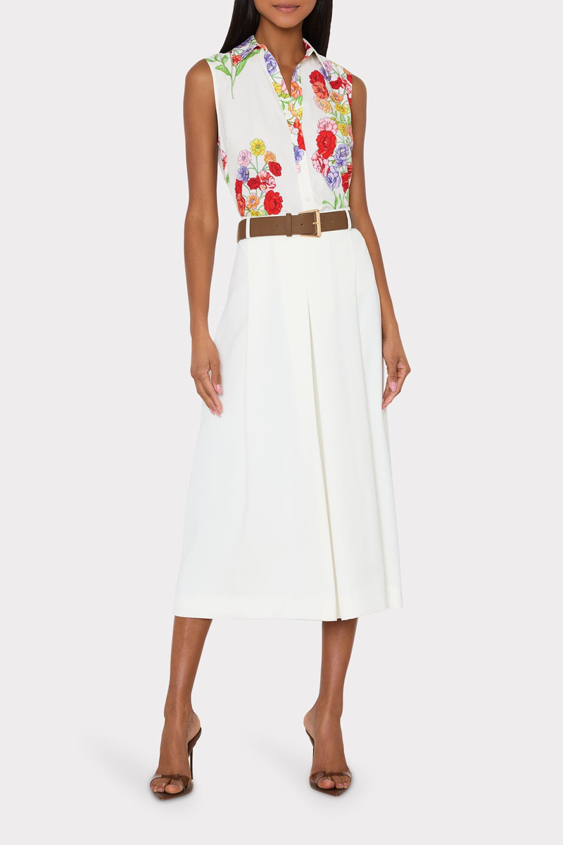 MILLY Josephine Printed Blouse outlook