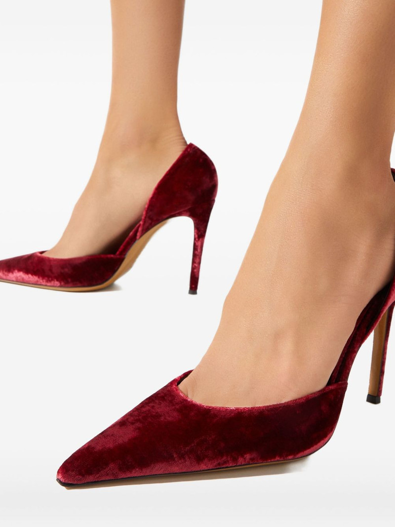 105mm pointed toe stiletto pumps 4