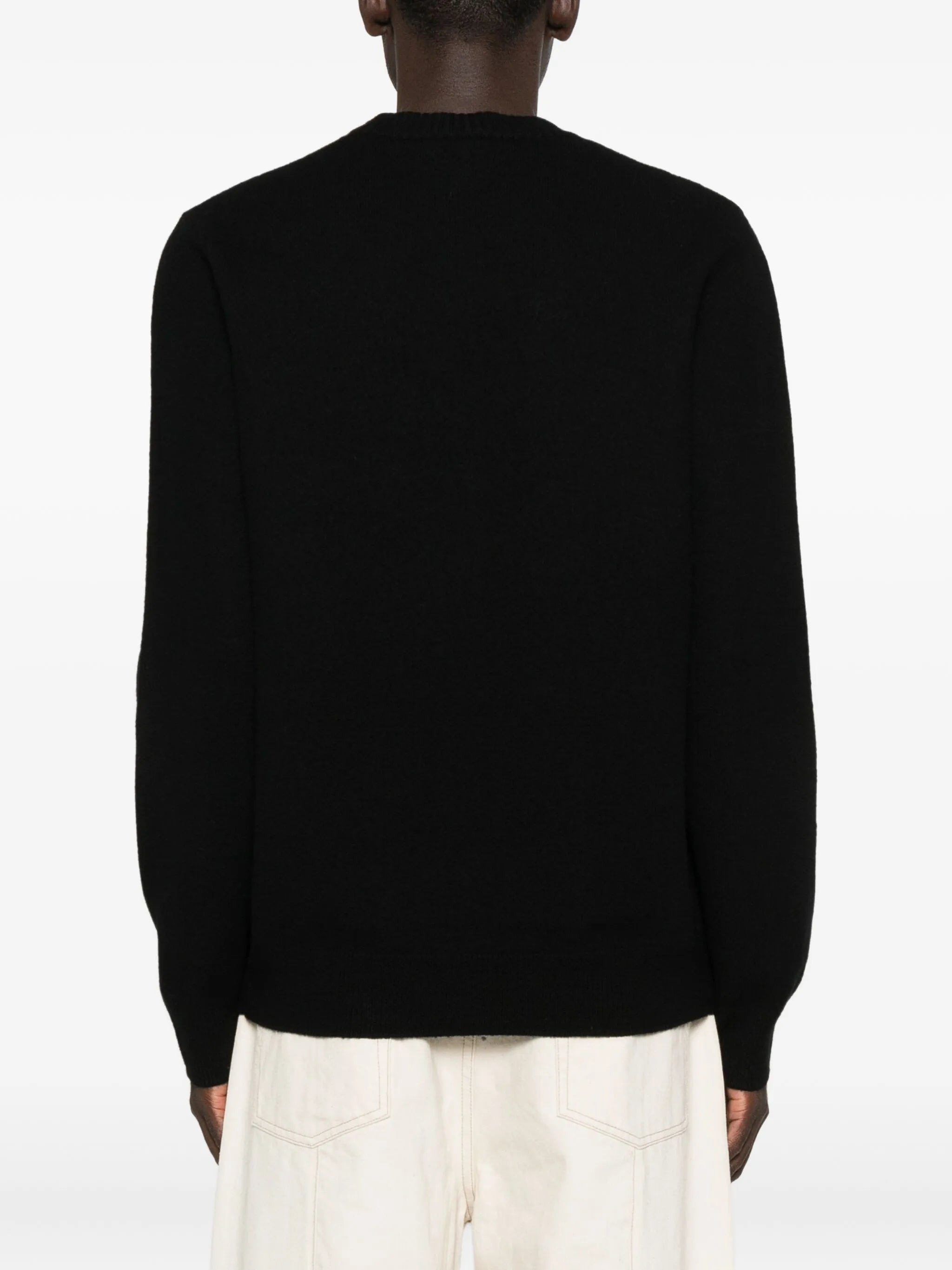 A.p.c. Logo-detail Crew-neck Sweater - 3