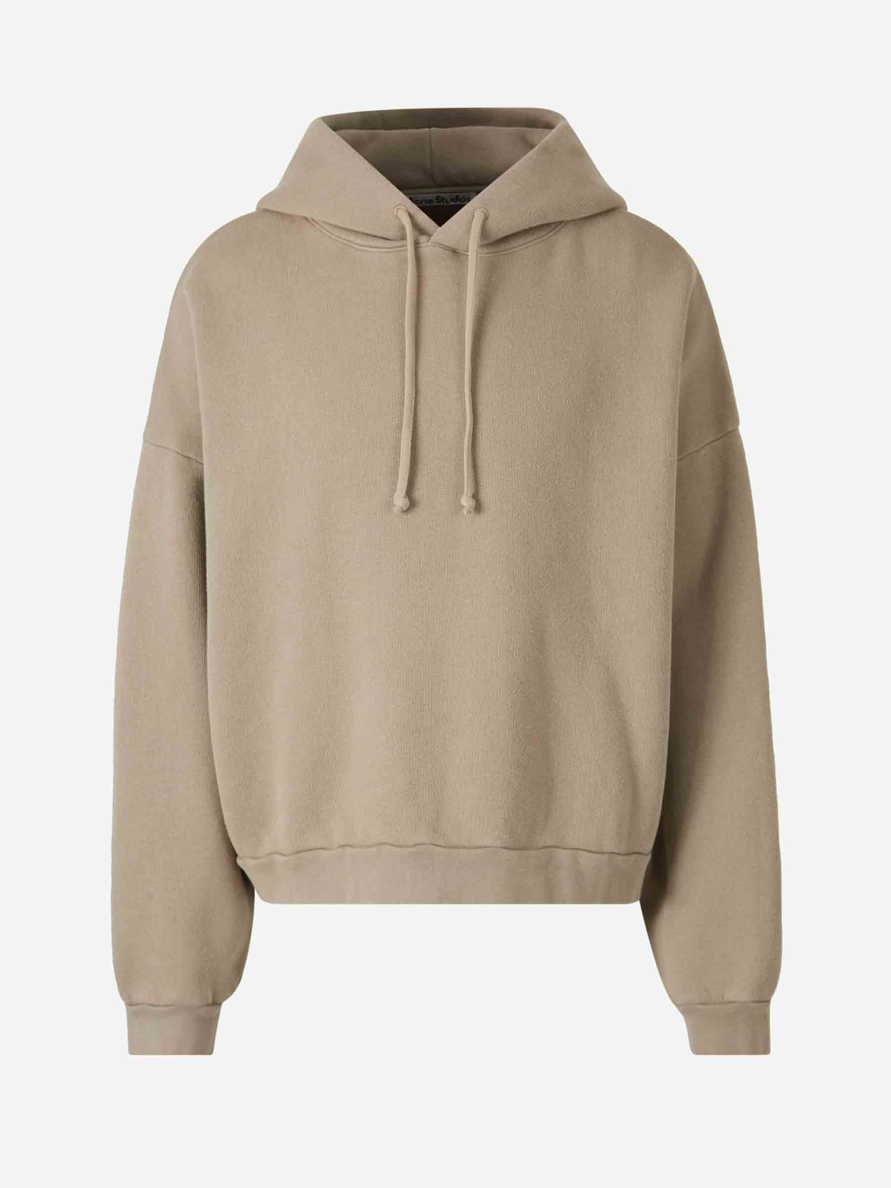 COTTON HOODED SWEATSHIRT - 1
