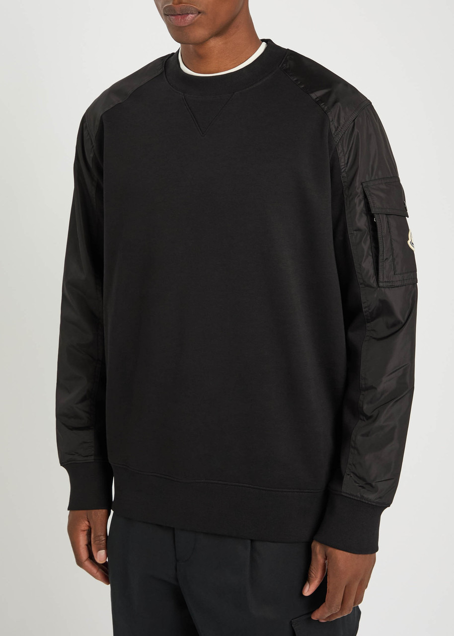 Moncler Felpa Cotton-blend and Shell Sweatshirt - 2