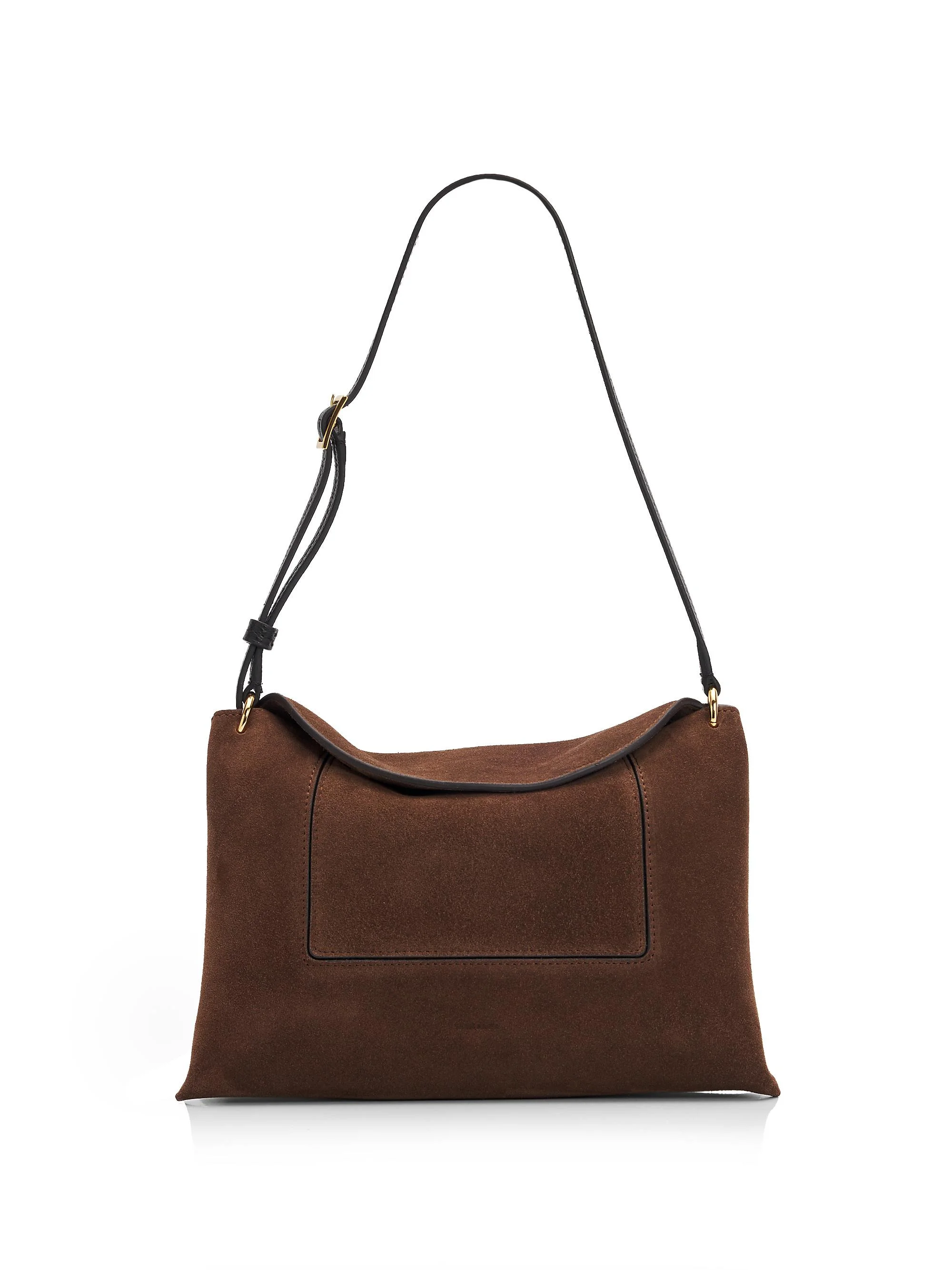 Women's Penelope Slouch Suede Shoulder Bag - Palissander Suede - 1