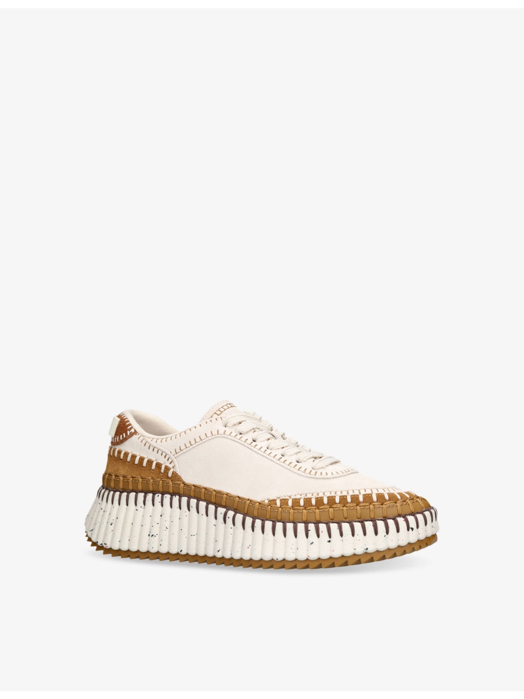 Nama Runner Low-Top Mesh and Woven Trainers - 3