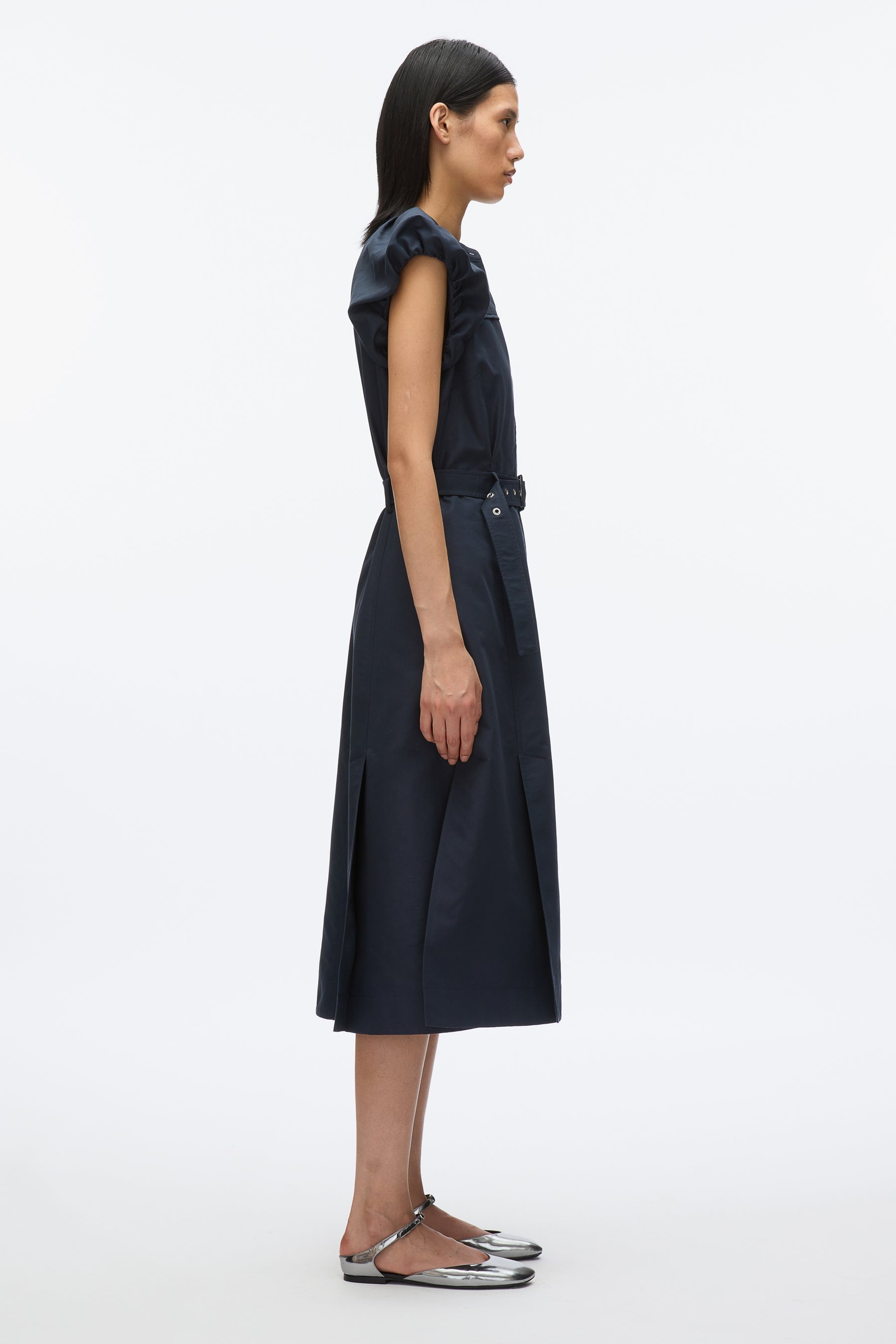 Cloud Sleeve Shirt Dress - 3