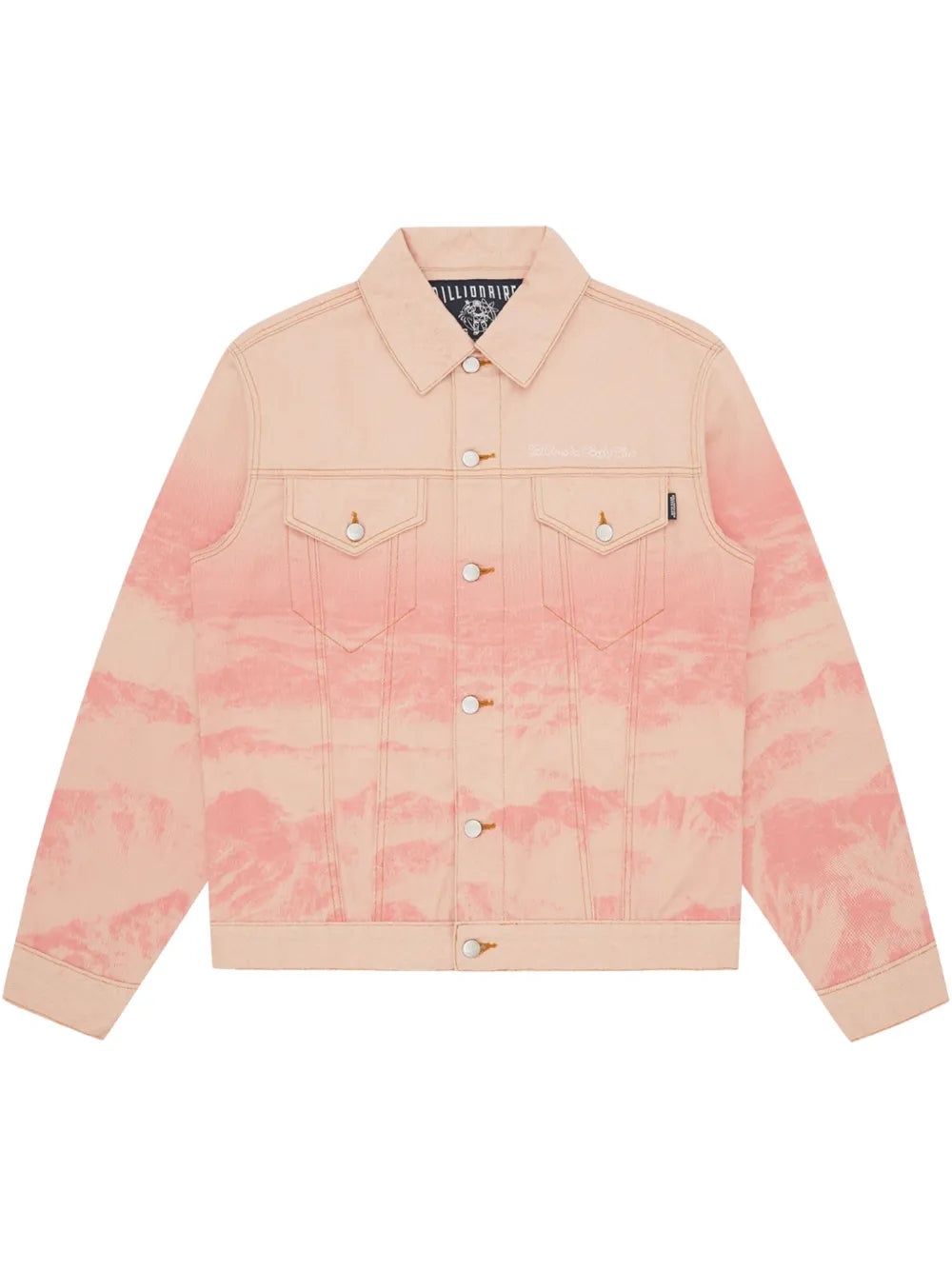 MOUNTAIN-PRINT DENIM JACKET - 1