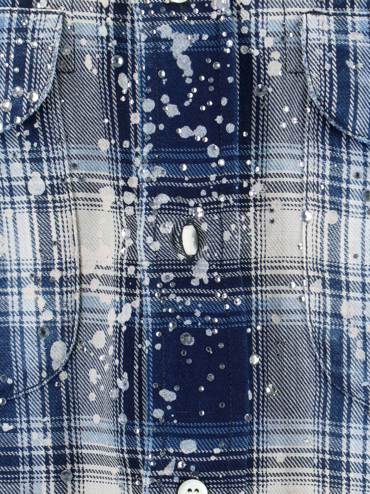 VINTAGE SHIRT WITH RHINESTONES - 5