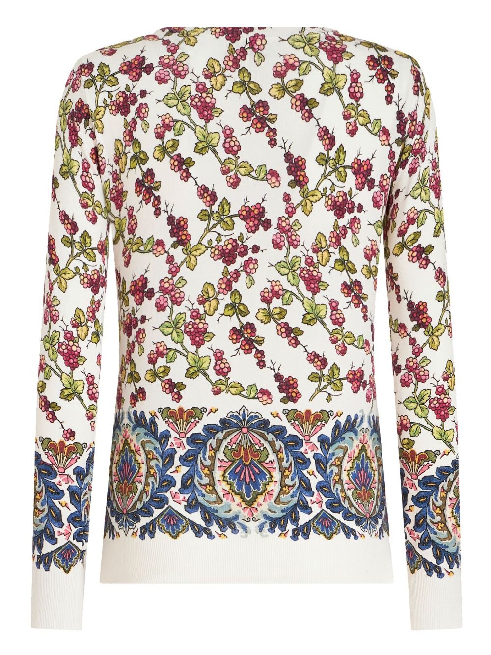 berry-motif cotton twin-set - 7