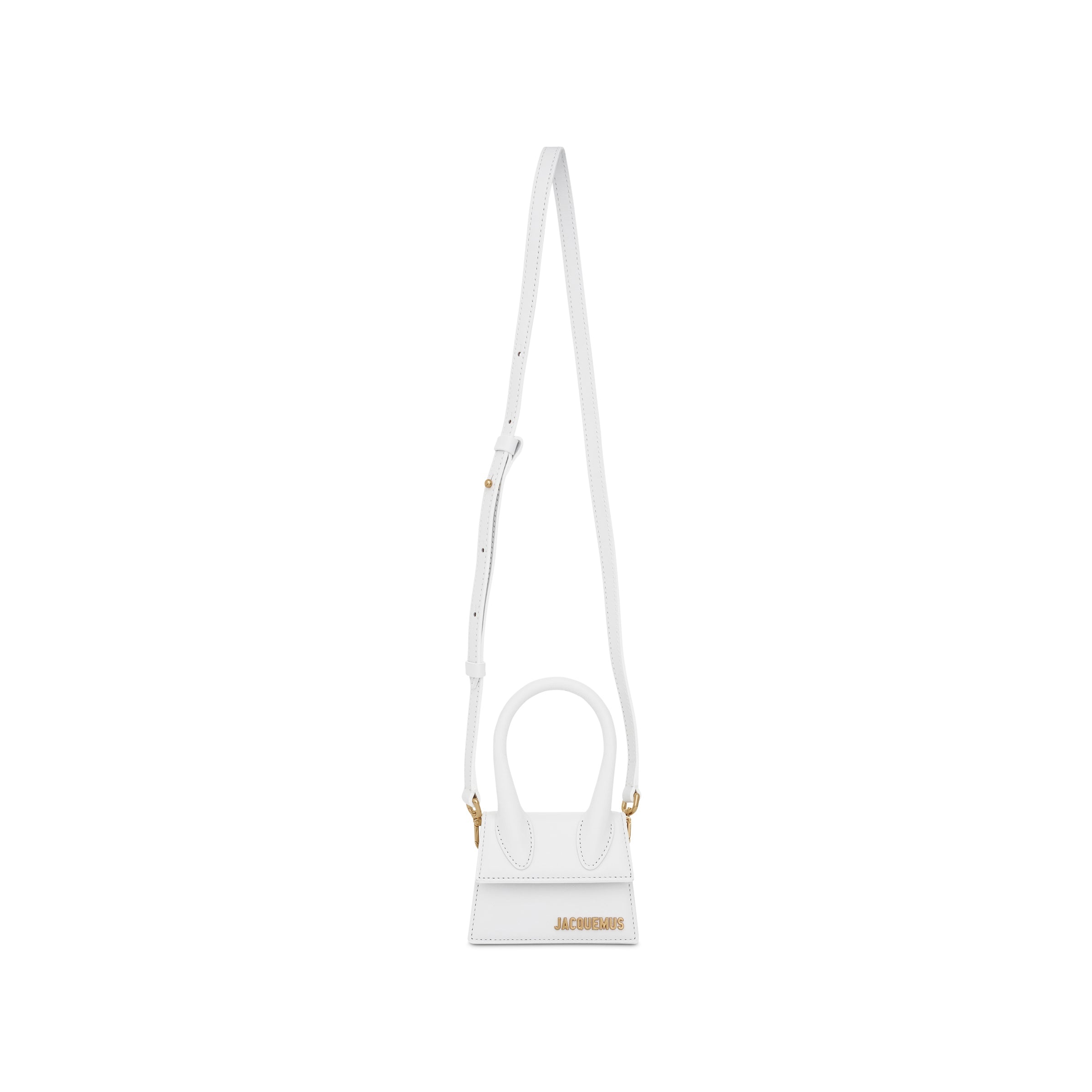 Le Chiquito Mini Leather Bag in White - 5