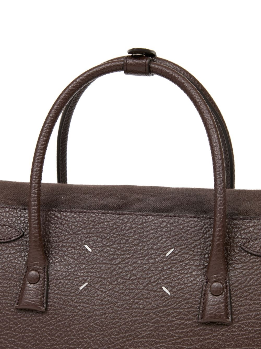 four-stitch logo tote bag - 6
