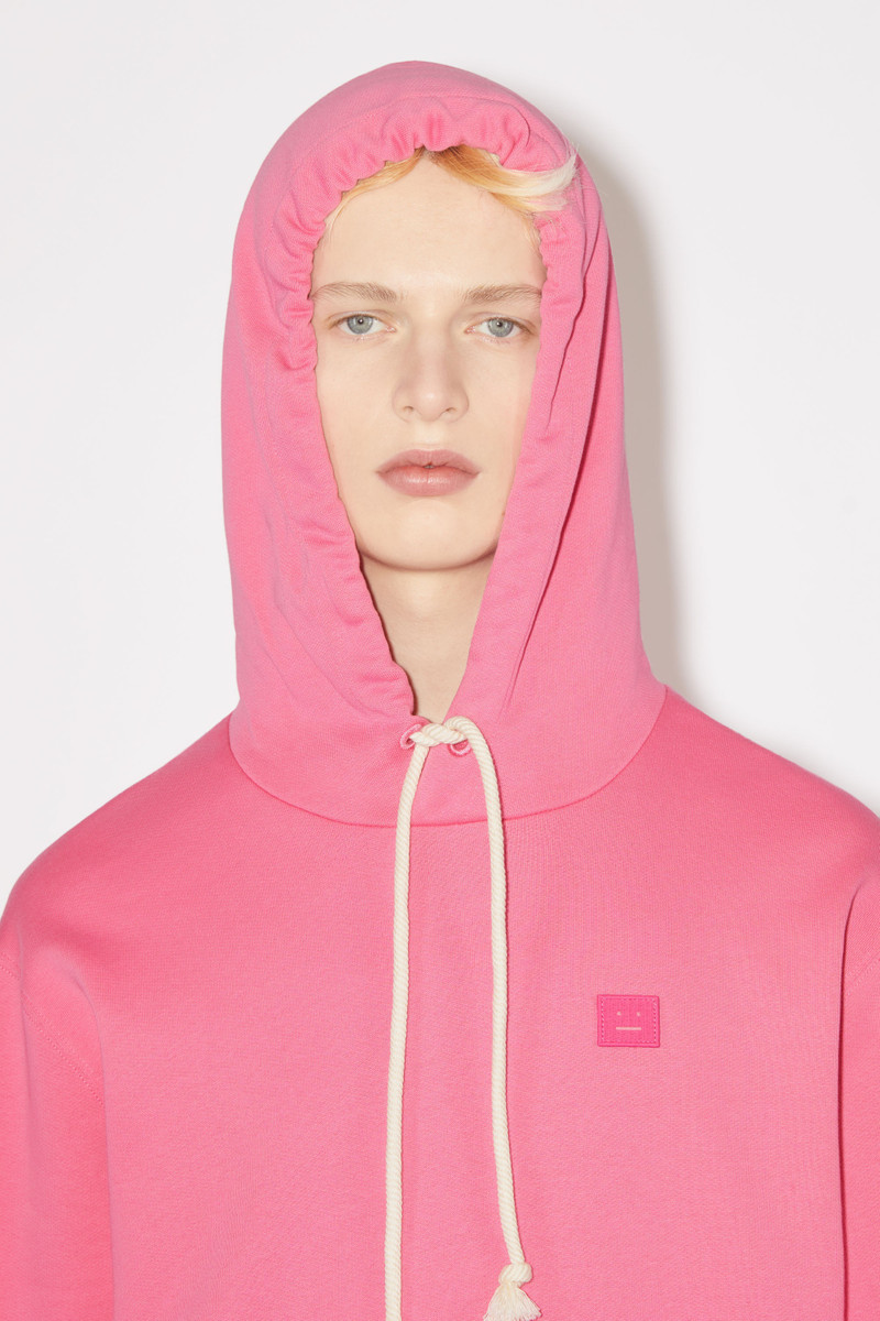 Hooded sweatshirt - Regular fit - Bright pink 4
