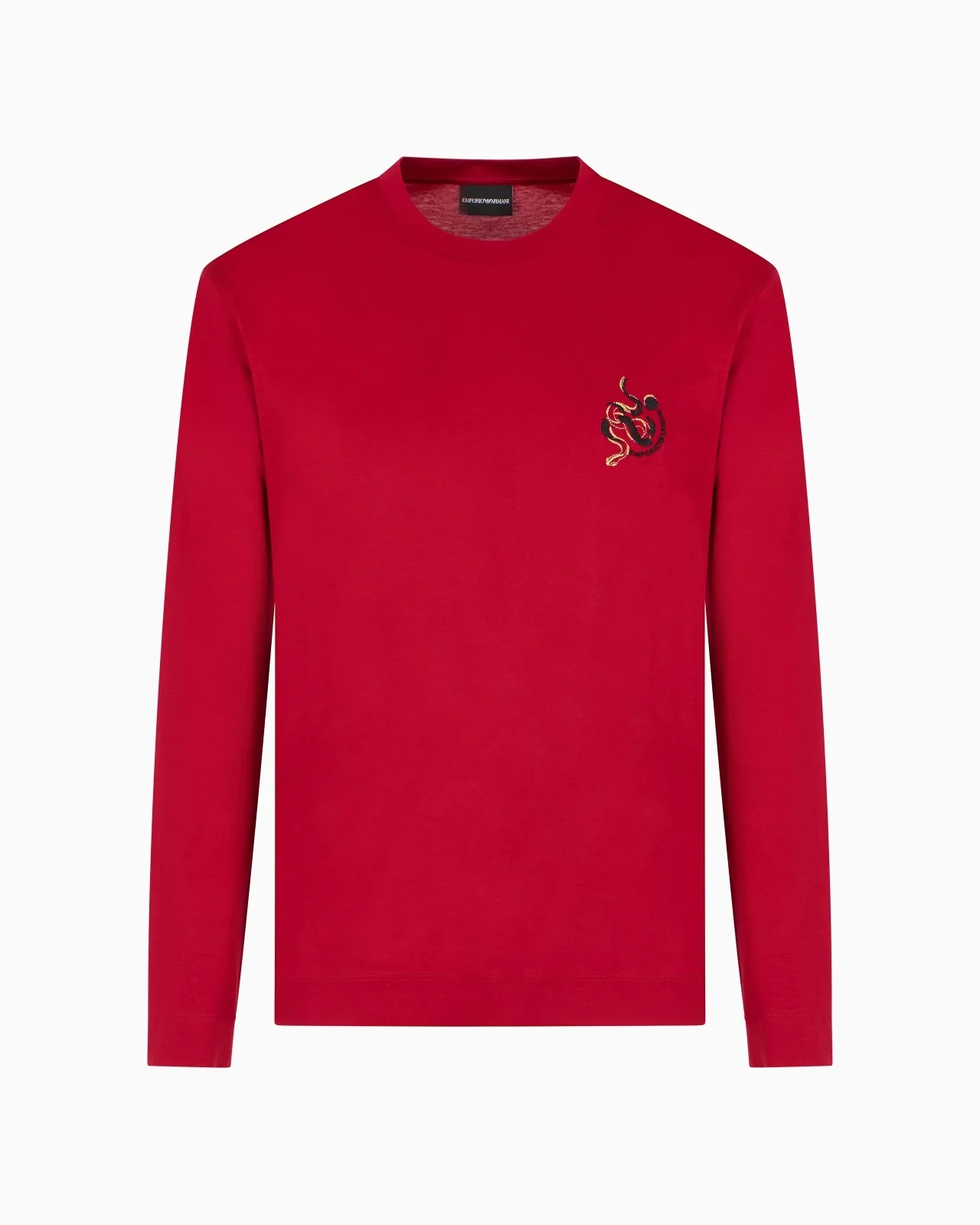 ASV LYOCELL BLEND JERSEY JUMPER WITH LUNAR NEW YEAR EMBROIDERY - 1