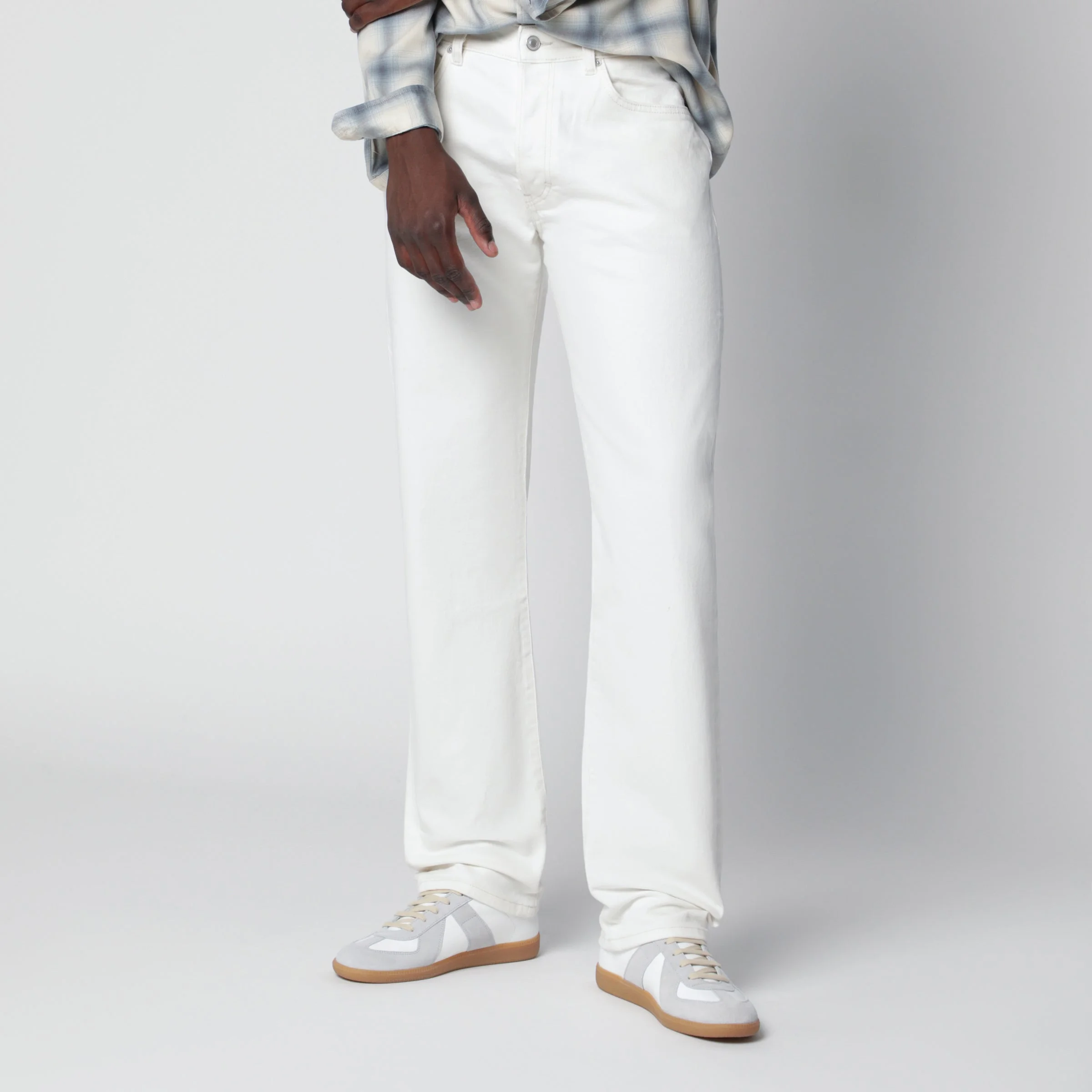 White Casual jeans - 1