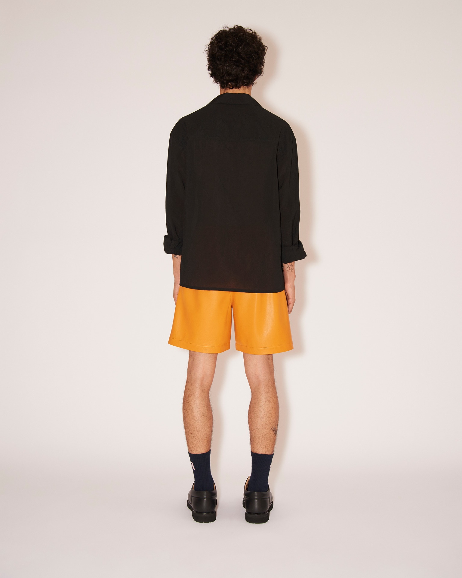 CY - Washed-shirting loose shirt - Black - 4