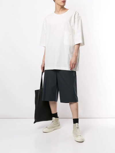 3.1 Phillip Lim washed poplin pull-on shorts outlook