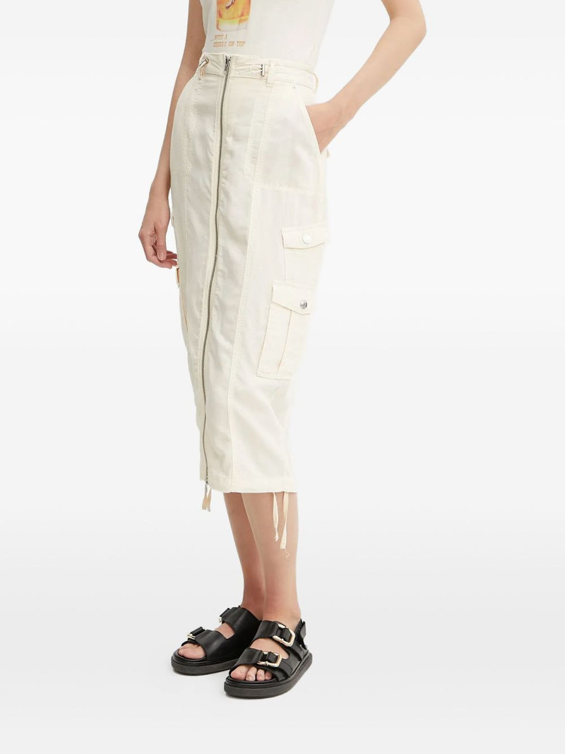 zip-front cargo skirt 1