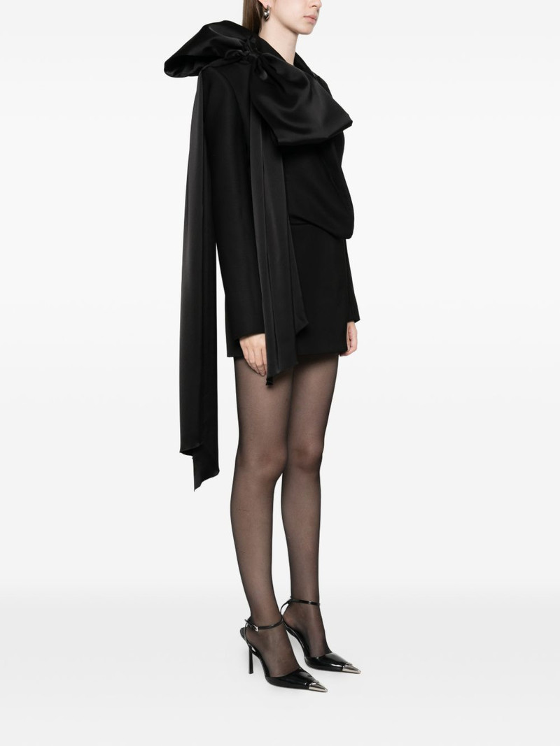 bow detail mini dress 3