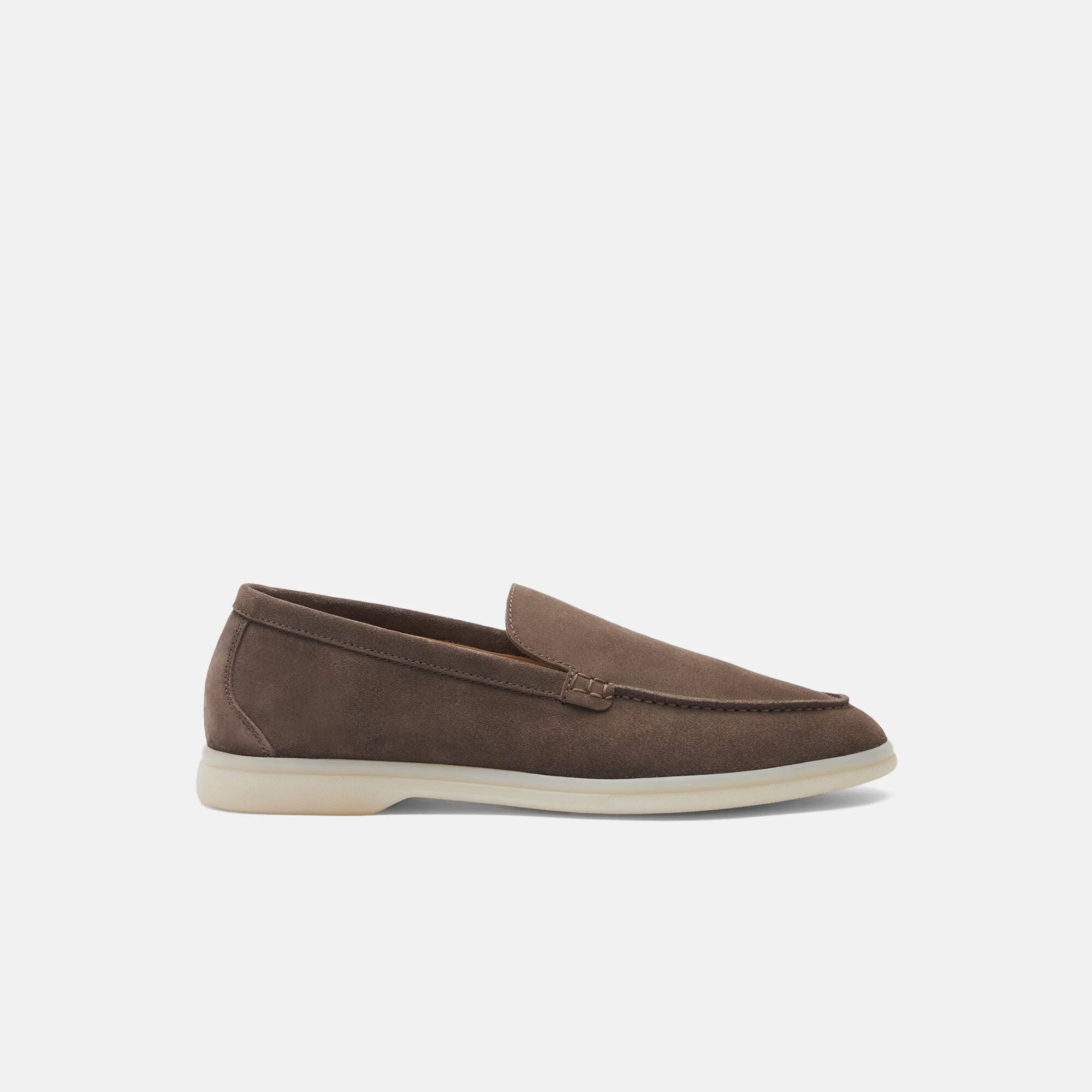 Ludovica Deep Taupe Suede - 1