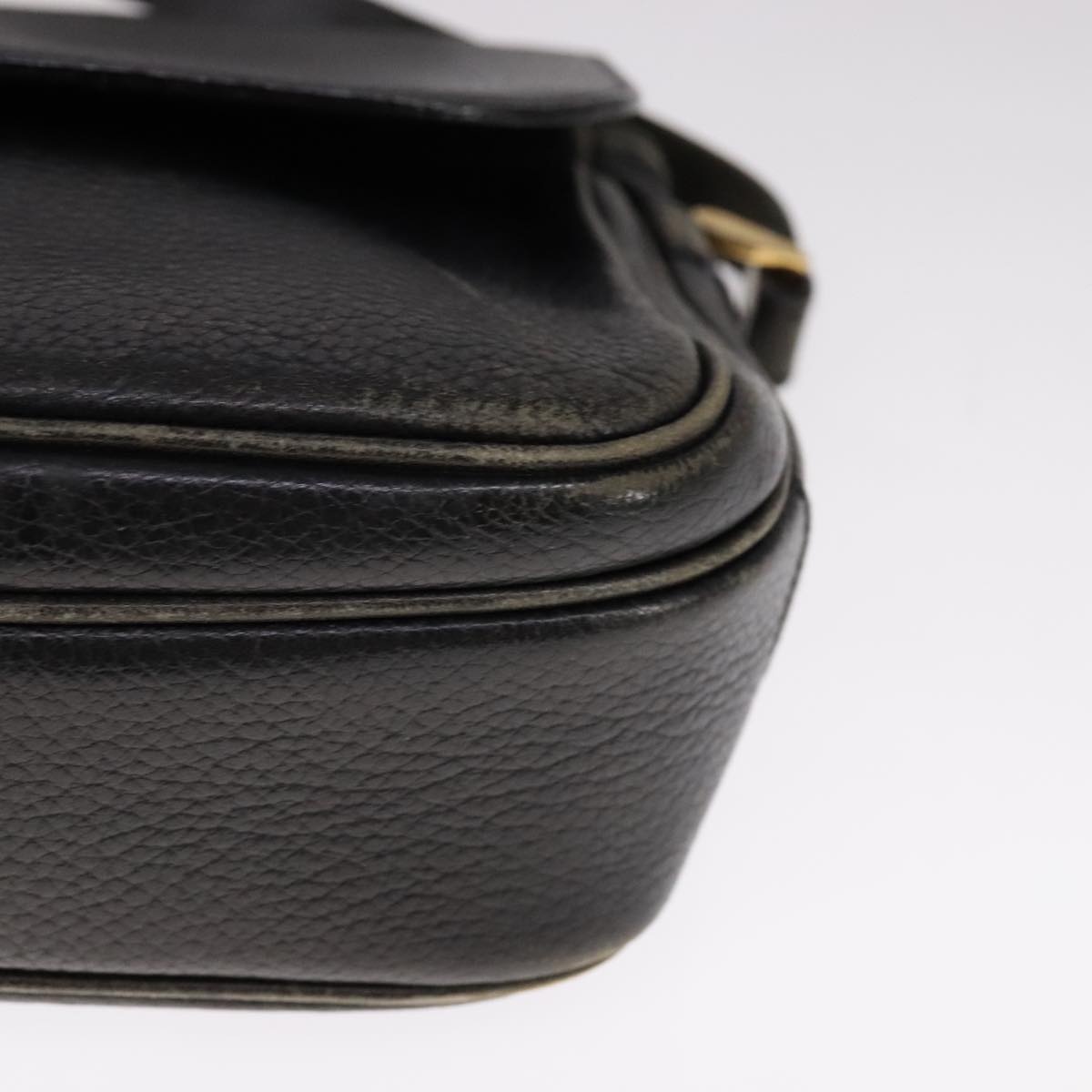 Burberry Shoulder Bag Leather Black - 15