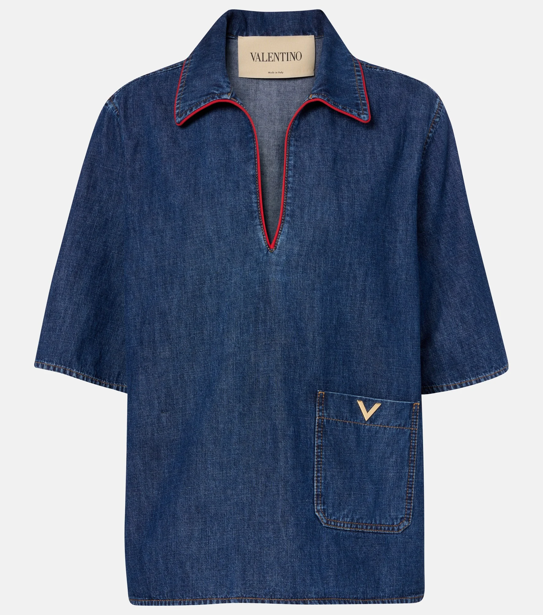 VGold denim top - 1