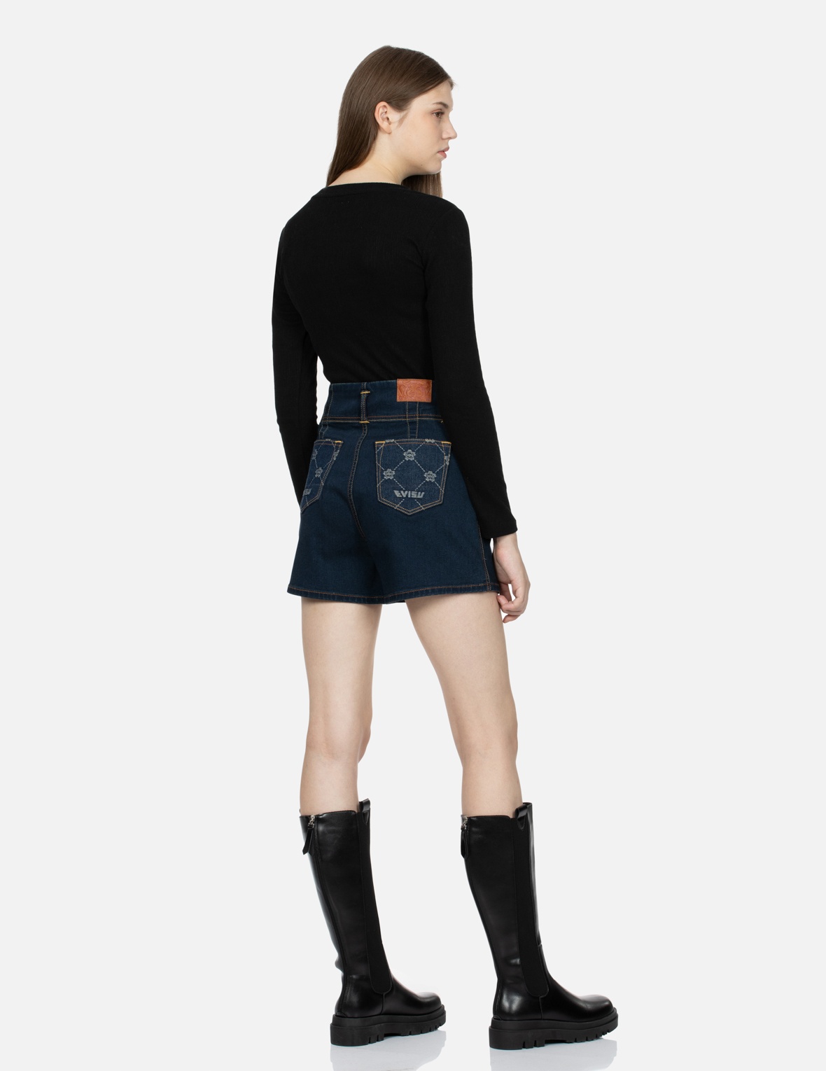 OUTLINE LOGO EMBROIDERY SLIM FIT TOP - 4