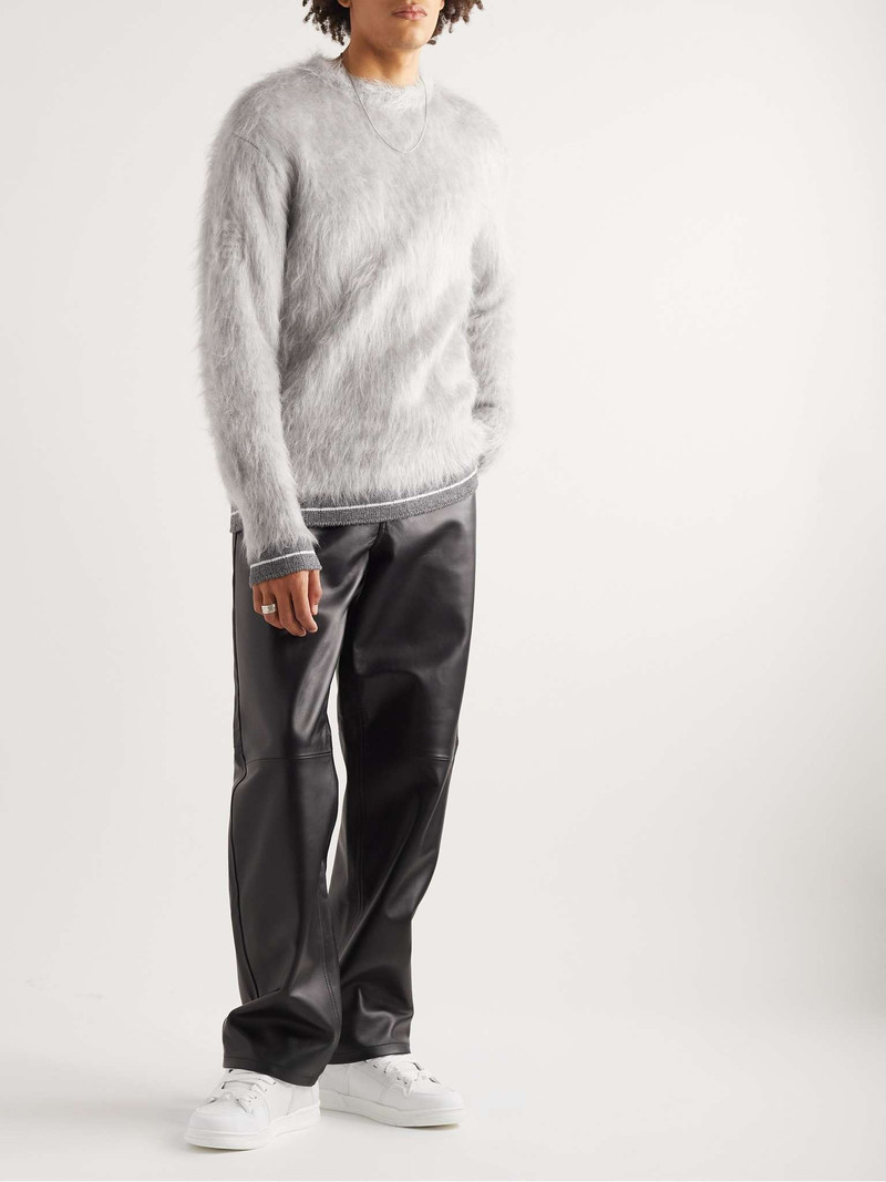 Valentino Garavani Logo-Detailed Leather and Mesh Sneakers 2