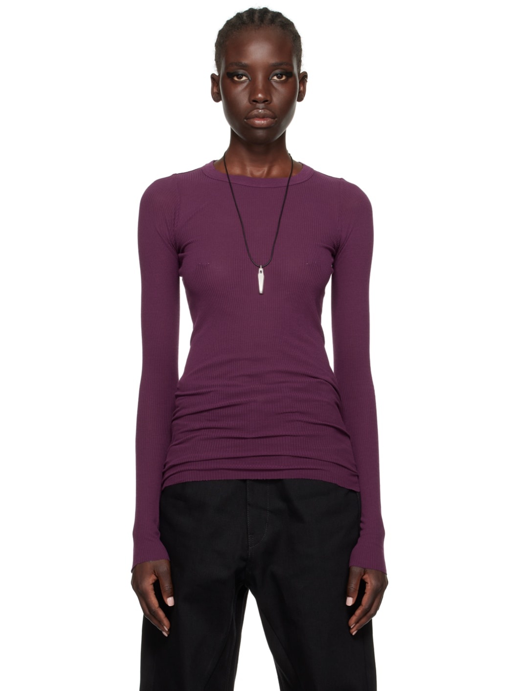 SSENSE Exclusive Purple KEMBRA PFAHLER Edition Long Sleeve T-Shirt - 1