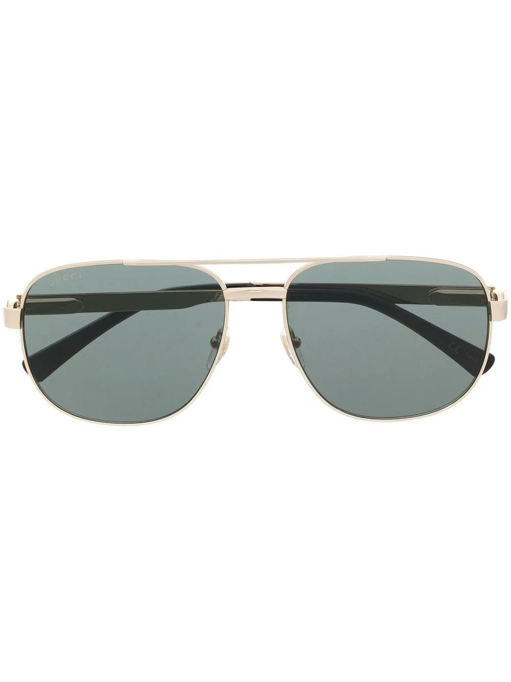pilot-frame tinted sunglasses - 1
