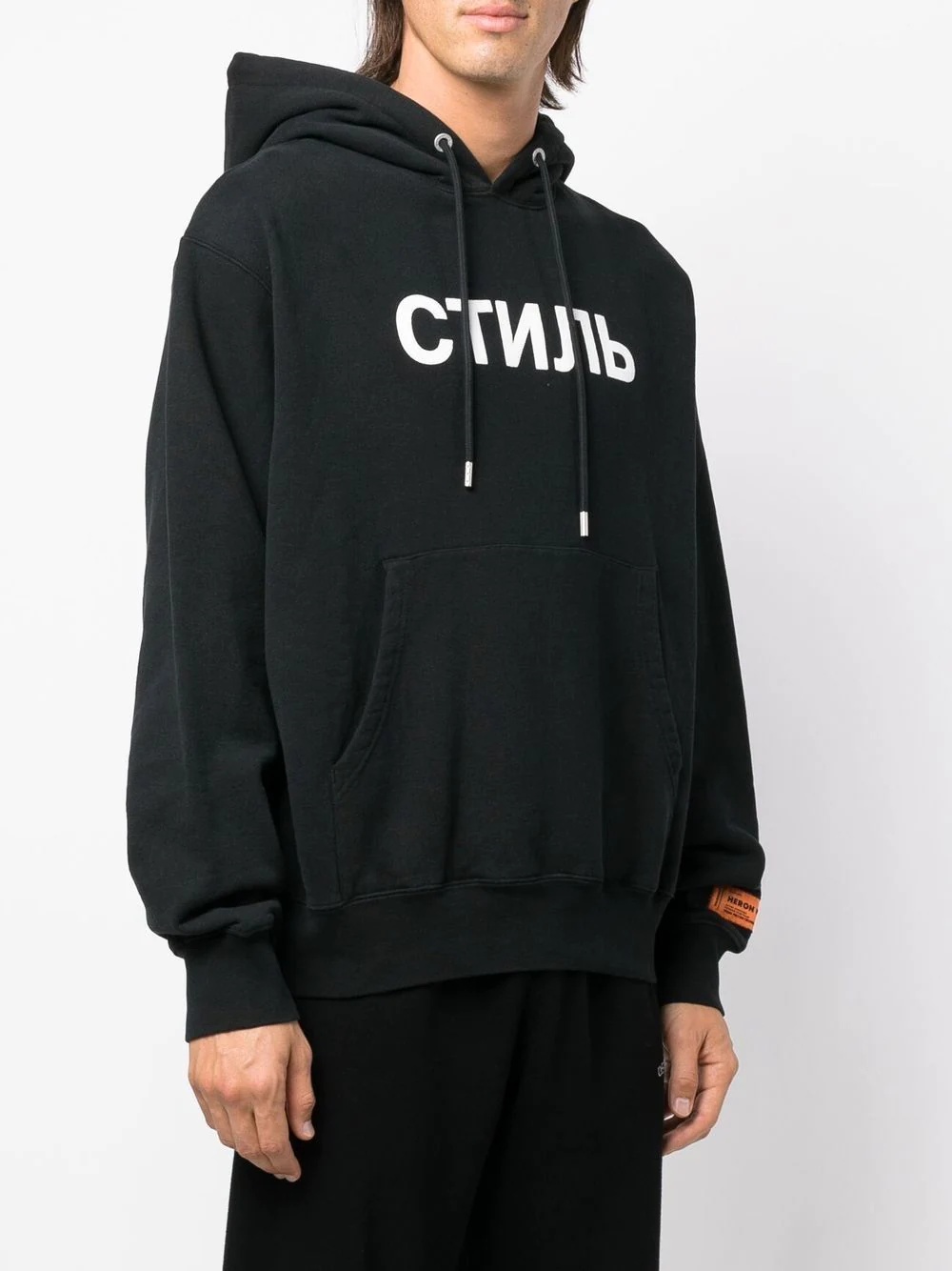 logo-print hoodie - 3