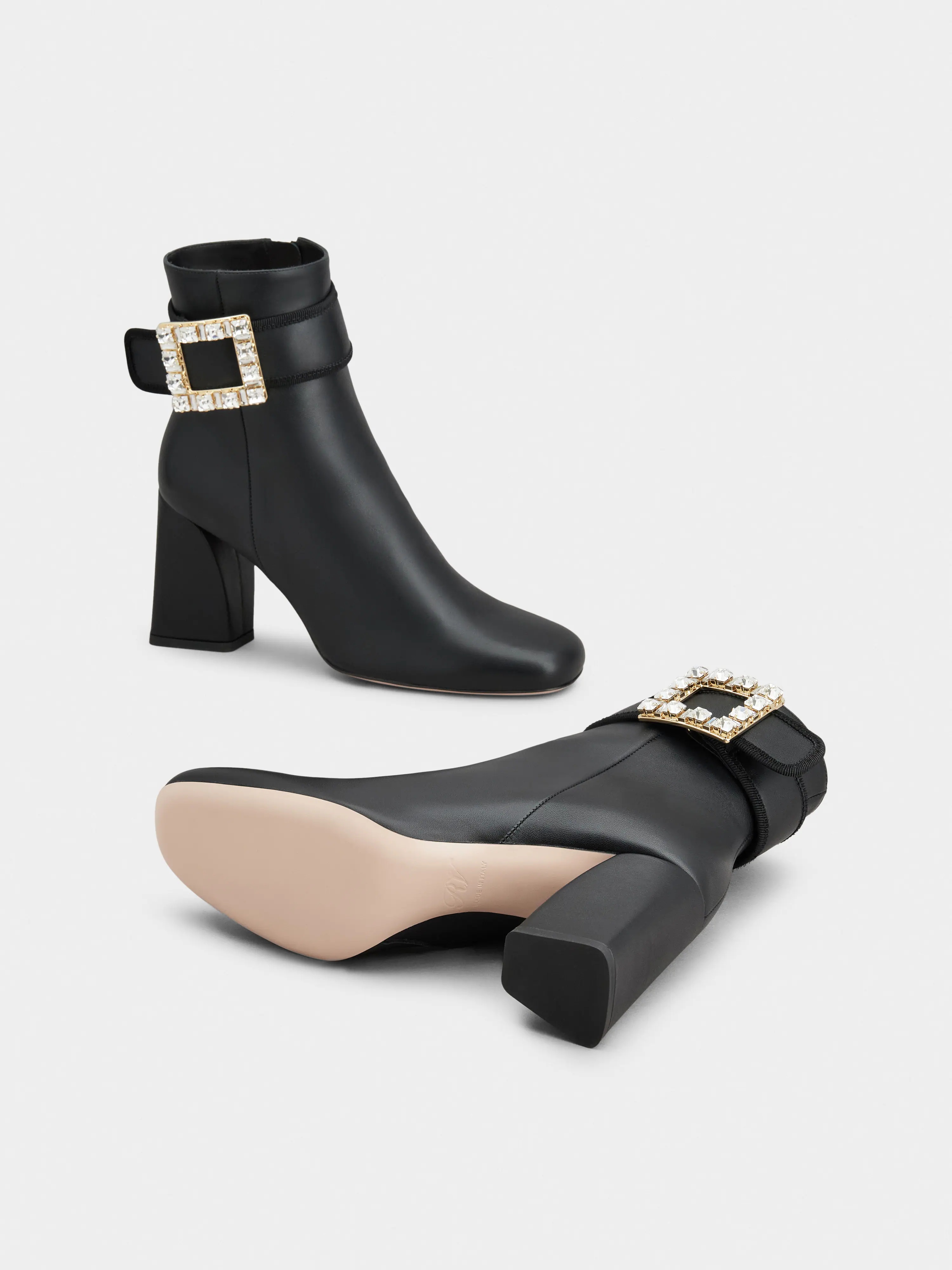 Très Vivier Booties in leather - 6