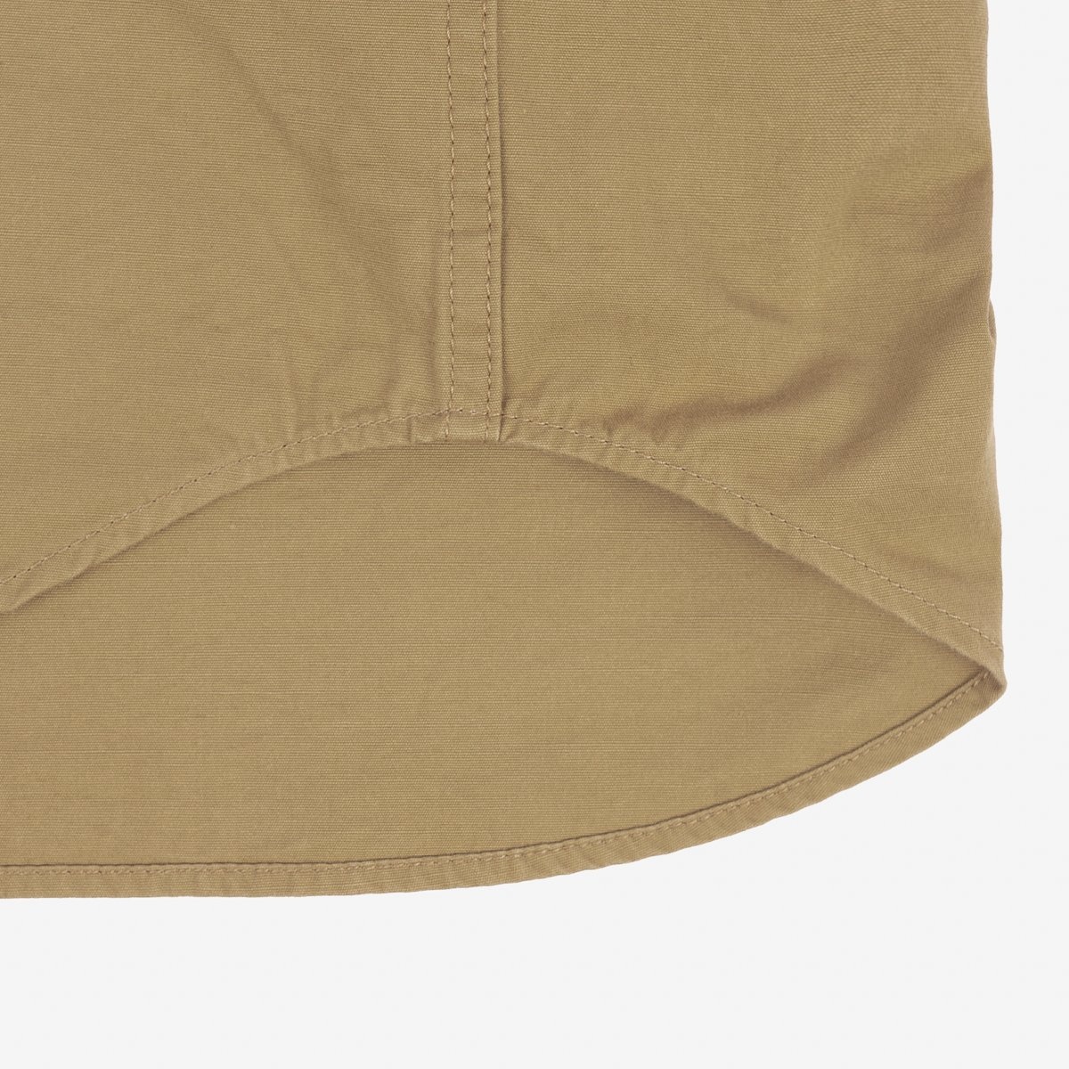IHSH-394-KHA 7oz Fatigue Cloth Western Shirt - Khaki - 10