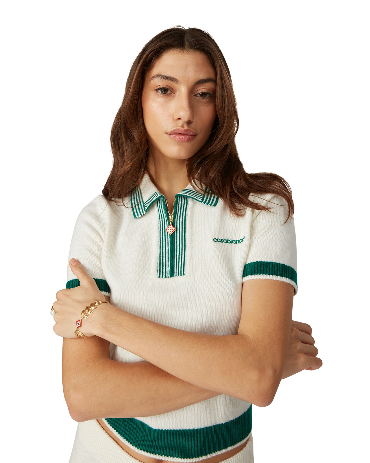 Knit Tennis Polo Shirt | Casablanca Paris - 5
