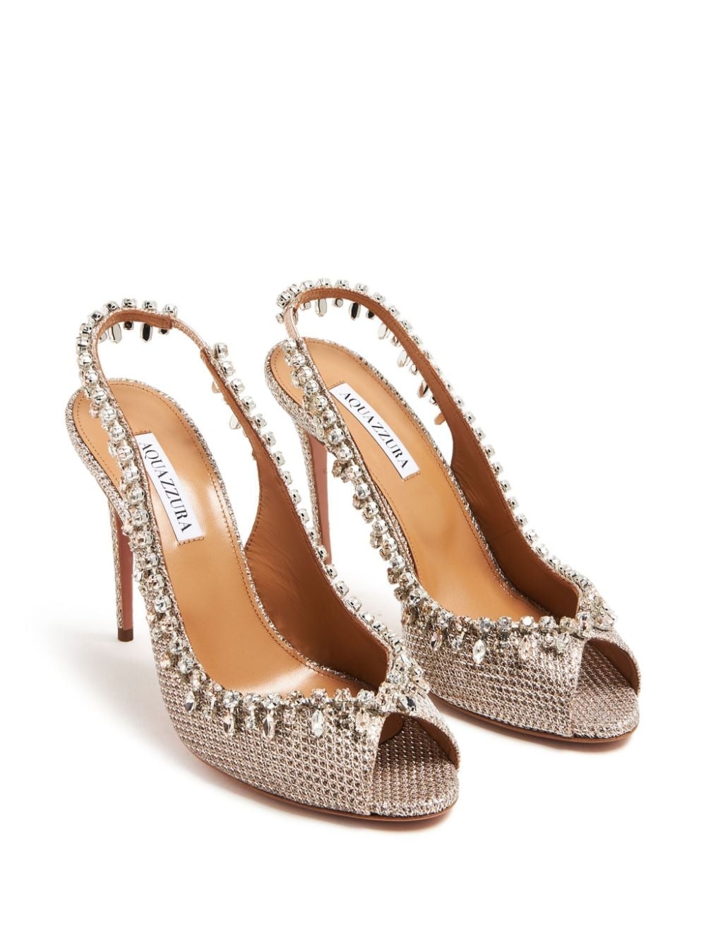 Temptation 105mm crystal-embellished sandals - 2