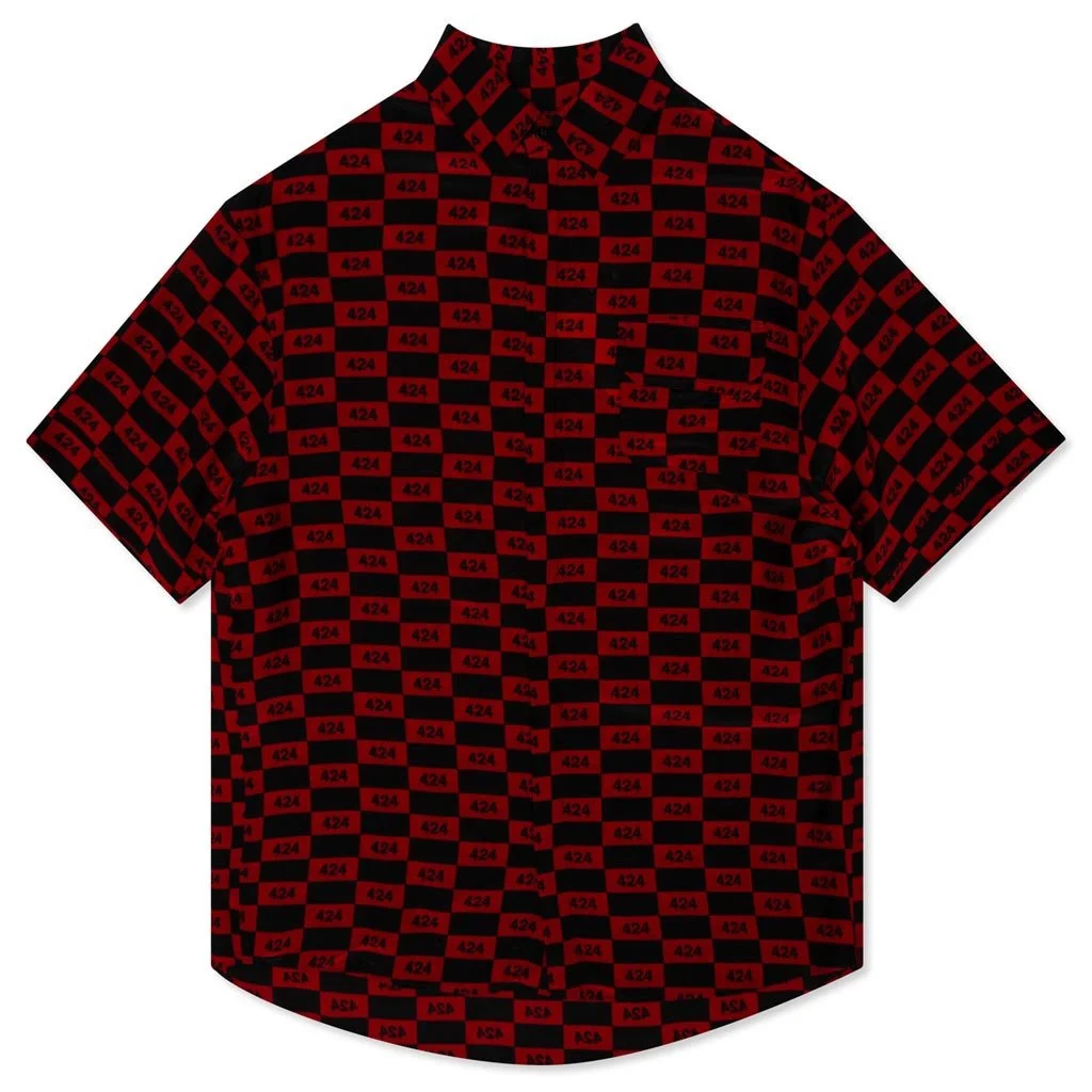 424 2002 S/S TEE - RED - 1