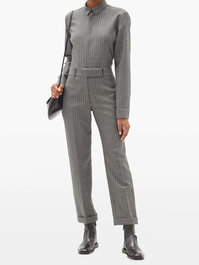 Haider Ackermann Pinstriped wool shirt outlook