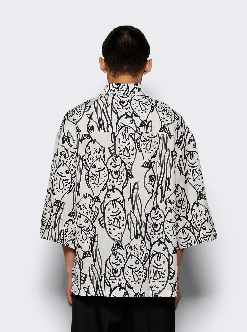 Aloe Shirt Black And White - 5