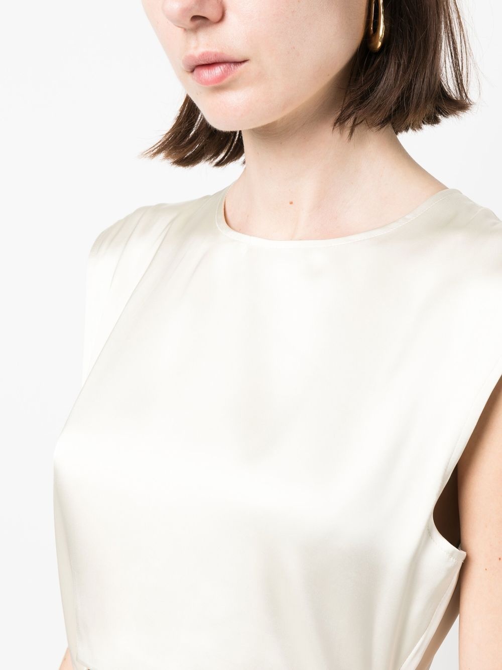 Copan satin midi dress - 5