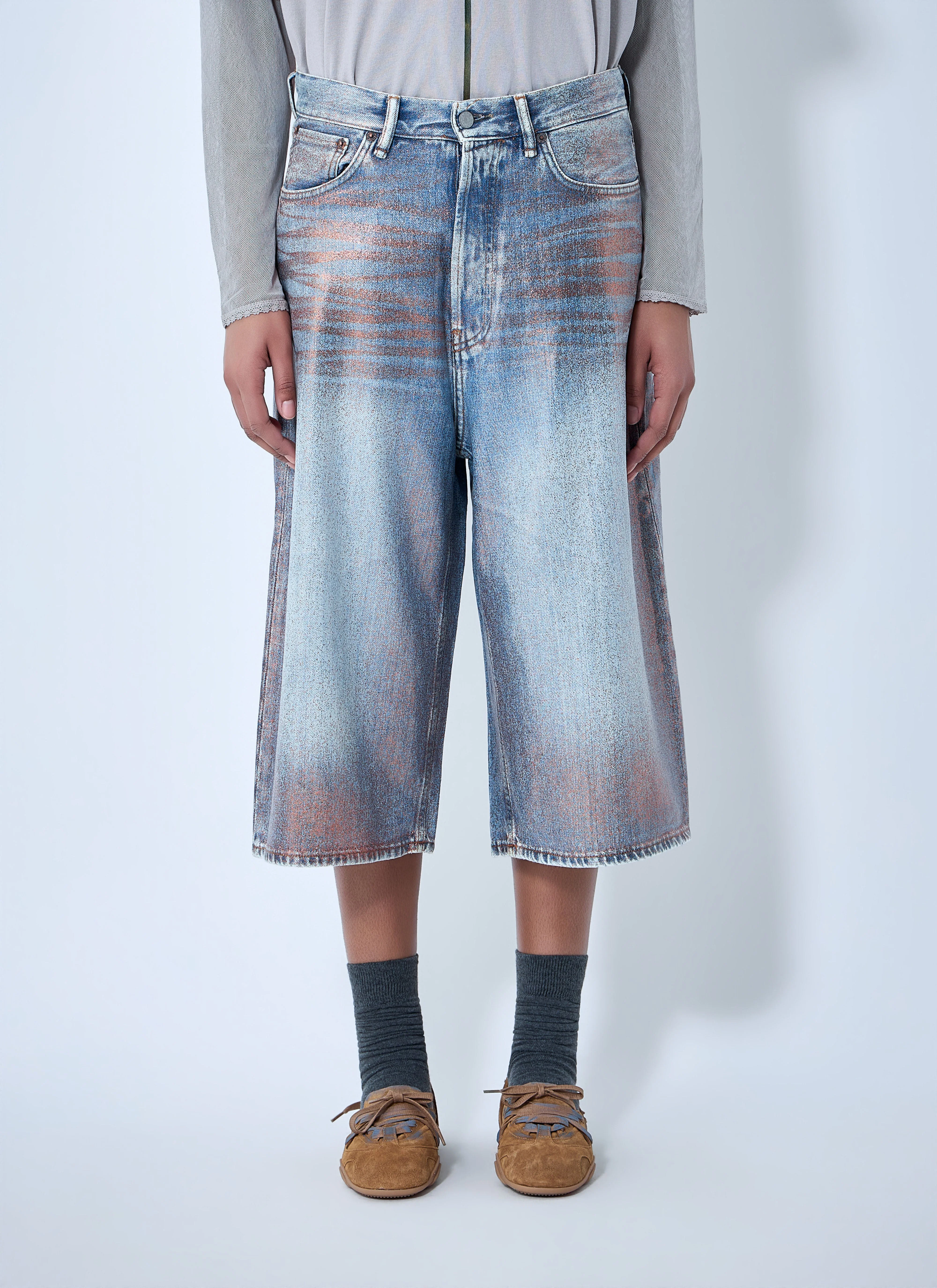Acne Studios Women Denim Shorts - 1