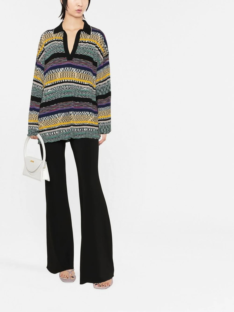 Missoni striped relaxed-fit  polo shirt outlook