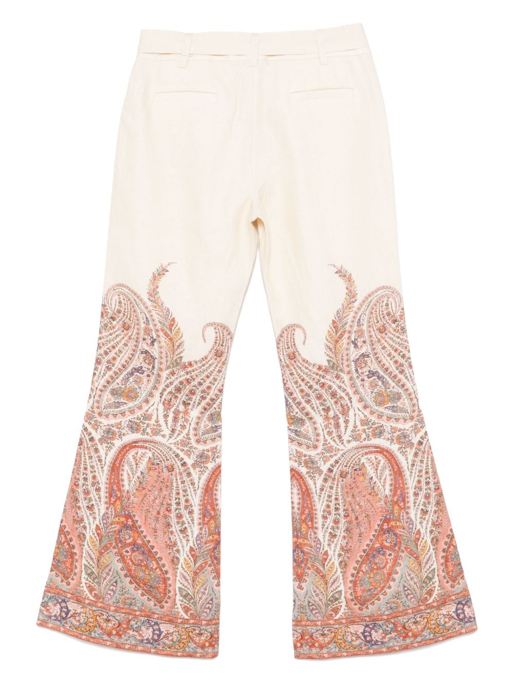 paisley-print trousers - 2